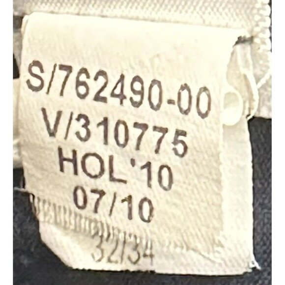 Banana Republic Mens Wool Dress Pants Classic Fit Charcoal Striped 34x33 - Picture 9 of 12